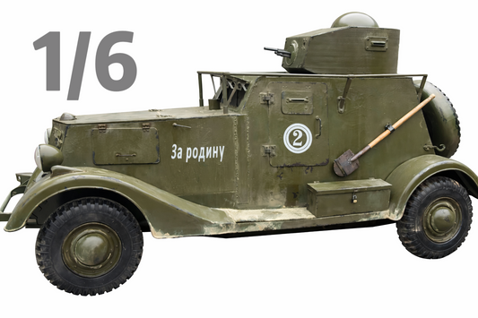 1/6 Scale WWII Soviet BA-20 Armored Reconnaissance Vehicle Model
