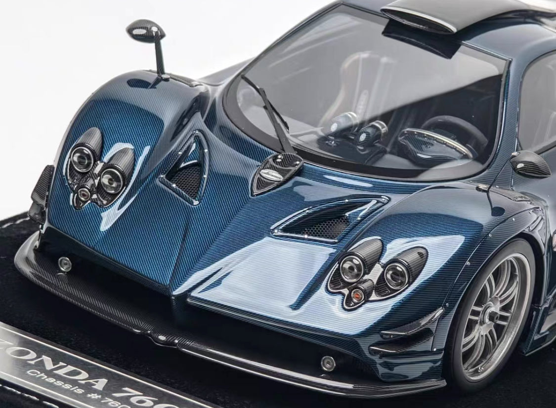 HH 1/18 Pagani Zonda 760 Resin Model Black Limited Edition NO.01