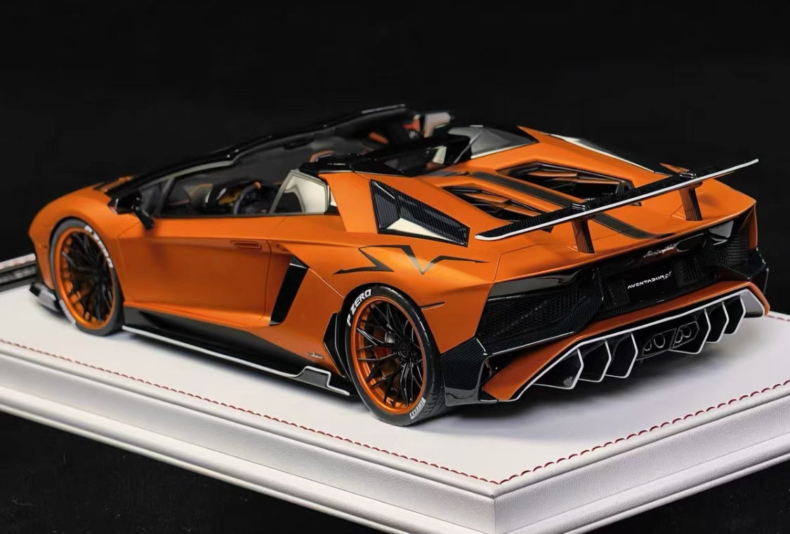 Davis&Giovanni 1/18 lamborghini lp750-4 sv matte orange custom – limited to 8 pcs