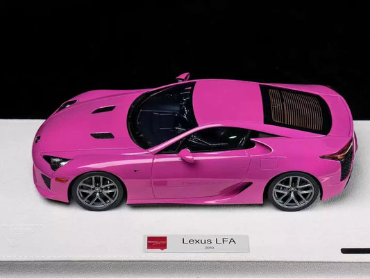 Make Up 1/18 Lexus LFA 2010 Pink Resin Model