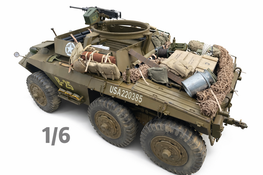 1/6 Scale WWII US Army M20 Armored Utility Car Custom Display Model