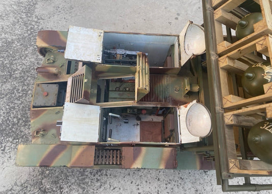 1/6 Scale Renault UE Tractor German Captured Rocket Launcher Display Model