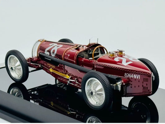 Amalgam 1/18 Bugatti Type 59 1934 Monaco Grand Prix Resin Model