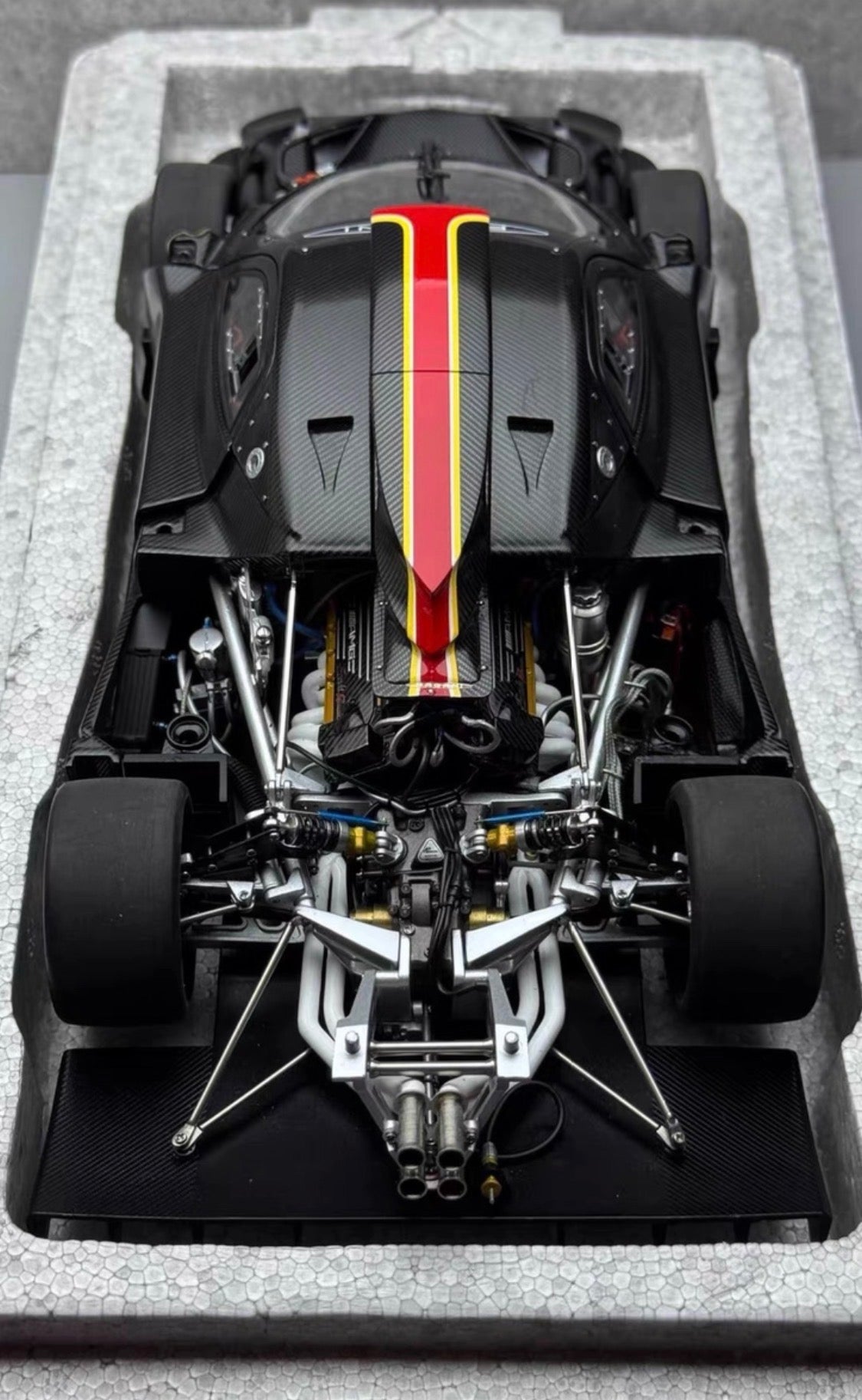 AUTOart 1/18 Pagani Zonda Revolution Carbon Black Diecast Model