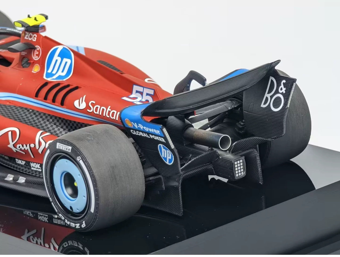 Amalgam 1/18 Ferrari SF-24 Miami GP 2024 #55 Carlos Sainz Resin Model