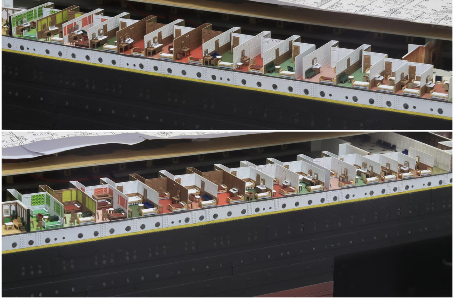 1/200 Titanic Model Museum-Grade Interior Compartment Structure Upgrade Set(Limited Edition – Only 20 Sets Worldwide)