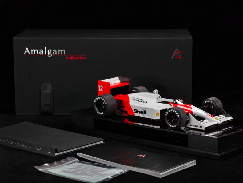 Amalgam 1/18 McLaren MP4/4 Ayrton Senna Resin Formula One Model