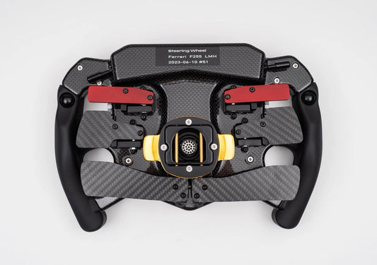 Amalgam 1:1 Ferrari 499P Le Mans Winning Steering Wheel Resin Replica – 2023