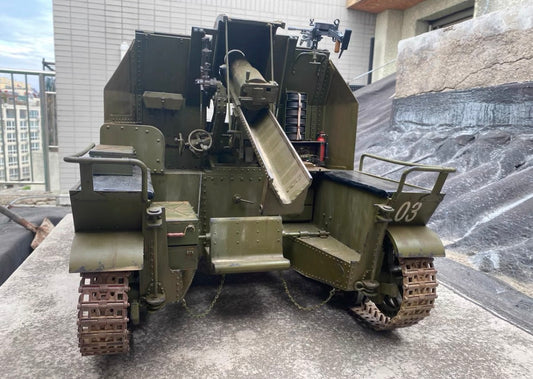 1/6 Scale WW2 Soviet Su-5-2 122mm Self-Propelled Howitzer Custom Model