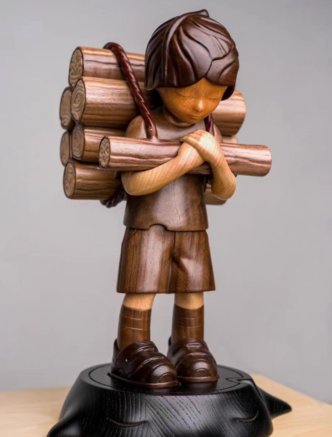 James Jean Wood Sculpture “Woodcutter” 30cm – Limited 35+5AP