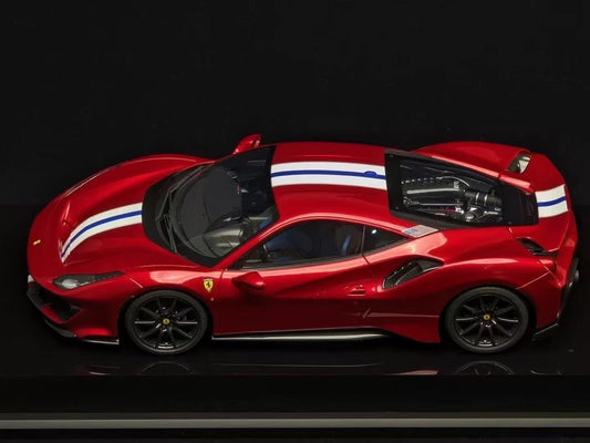 Amalgam 1/18 Ferrari 488 Pista Rosso Corsa Resin Model