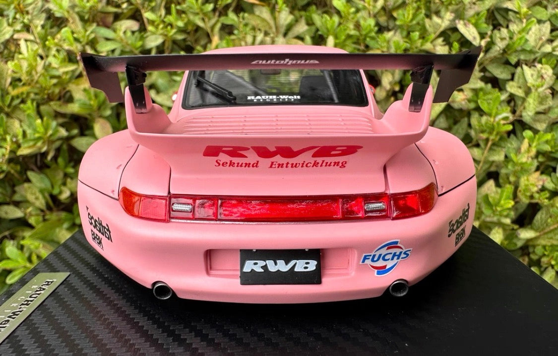 Ignition Model Porsche 911 (993) RWB Pink 1/18 Resin Model