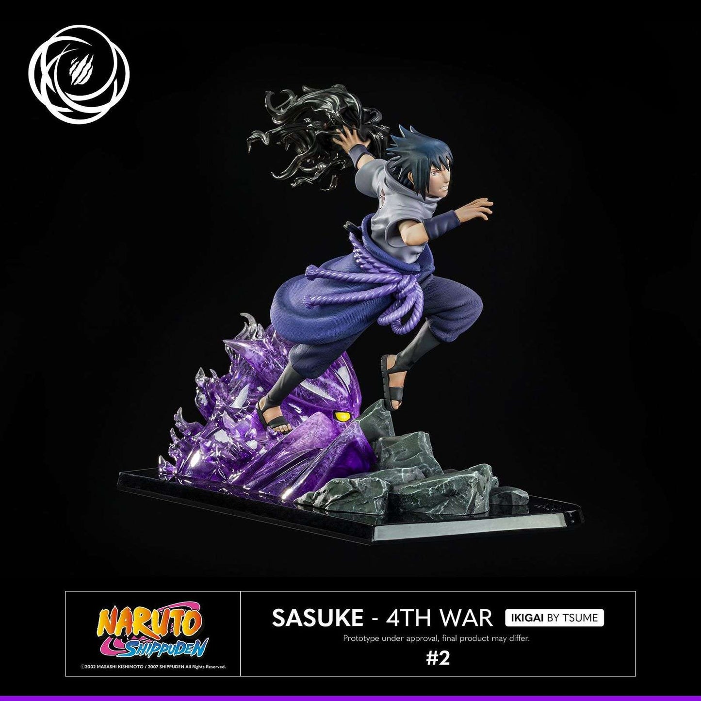 Tsume Art Ikigai 1/6 Naruto Shippuden Sasuke vs Naruto War Arc Resin Statue – All Duties Included