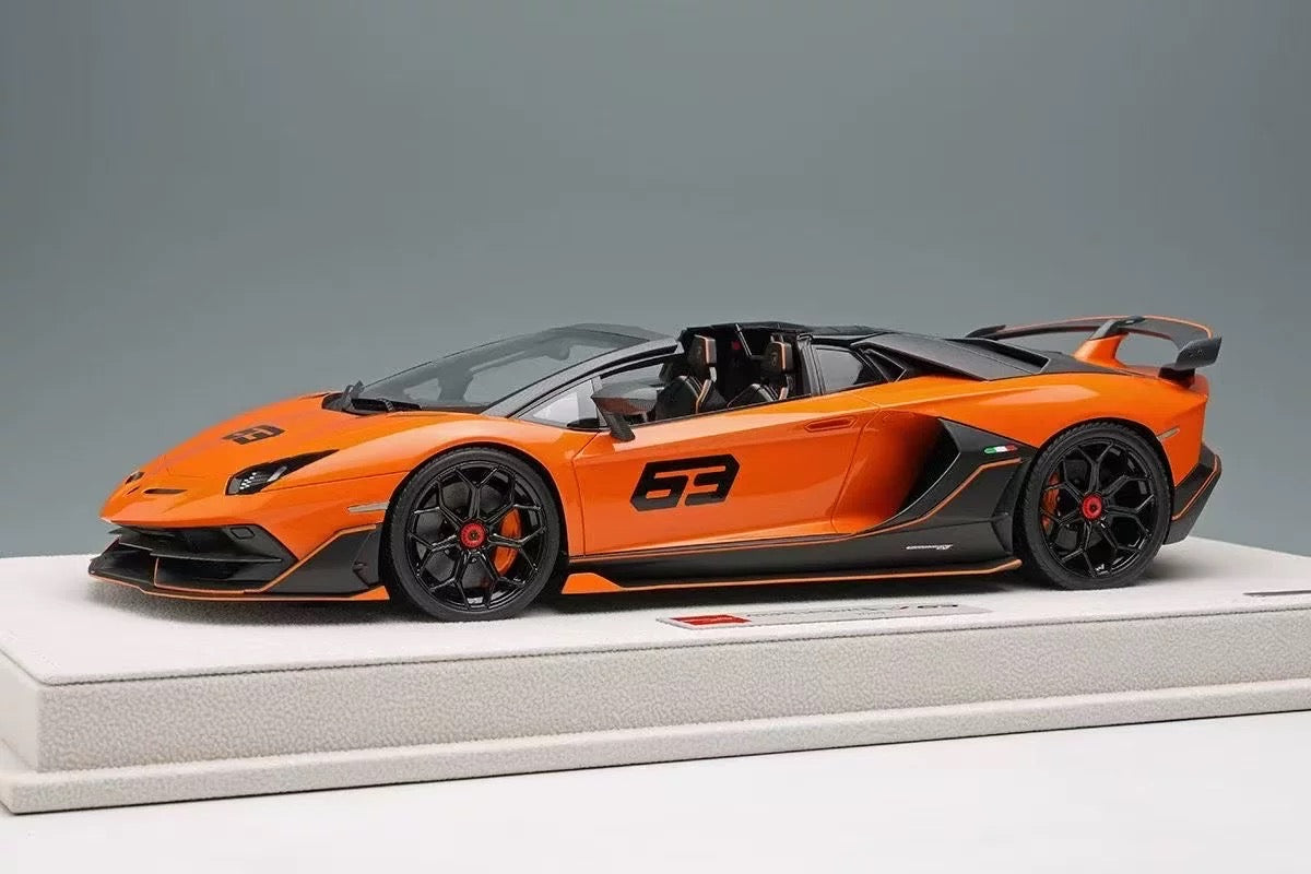 Make Up 1/18 Lamborghini Aventador SVJ 63 Roadster EML030I Resin Model