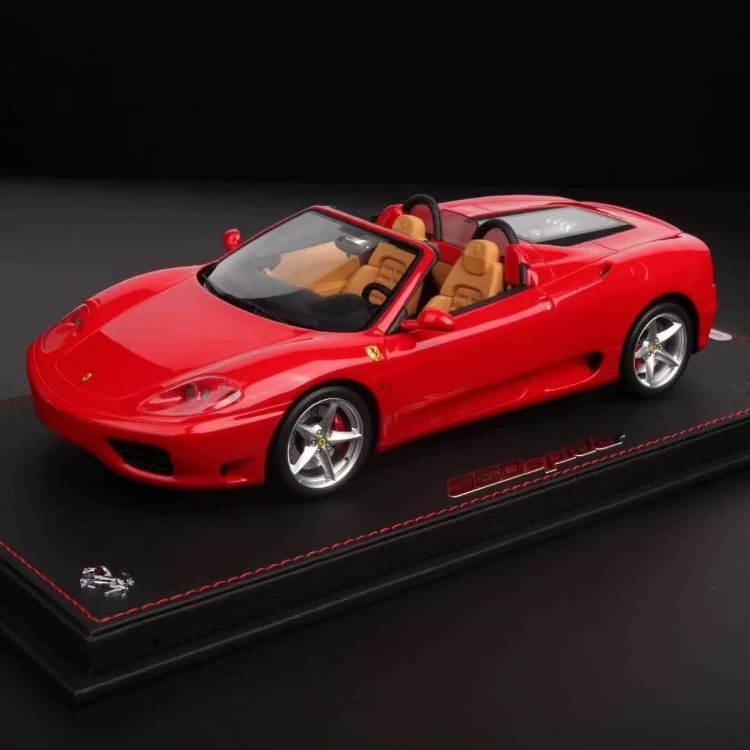 BBR 1/18 Ferrari 360 Modena Spider Rosso Corsa Resin Model