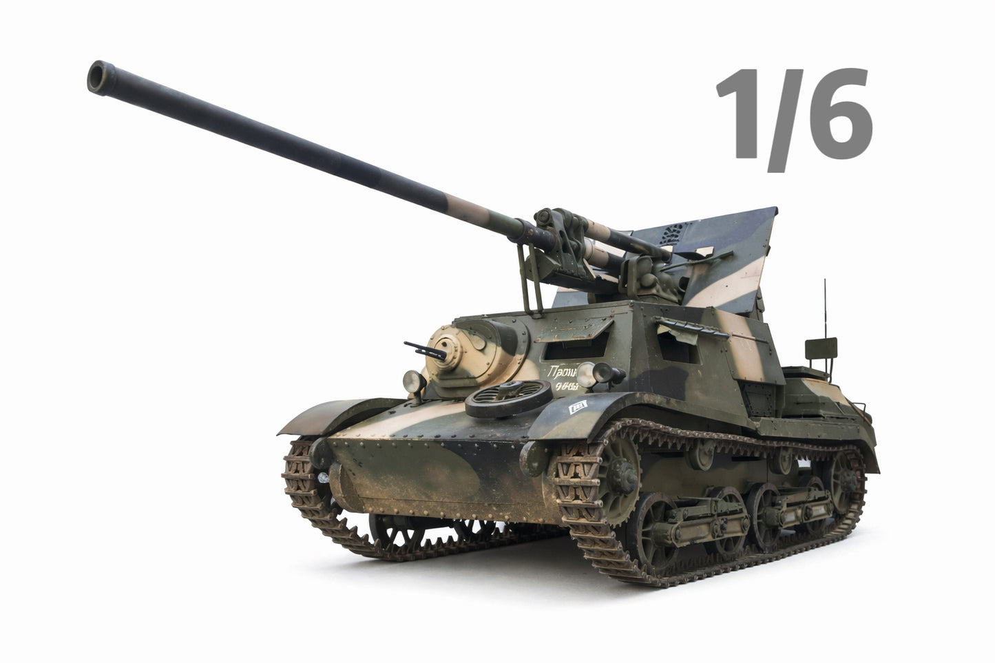 1/6 Scale WW2 Soviet Zis-30 Tank Destroyer 57mm Self-Propelled Anti-Tank Gun Model