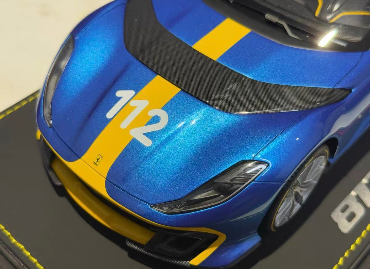 BBR 1/18 Ferrari 812 Competizione “112” Heritage Livery Limited 112