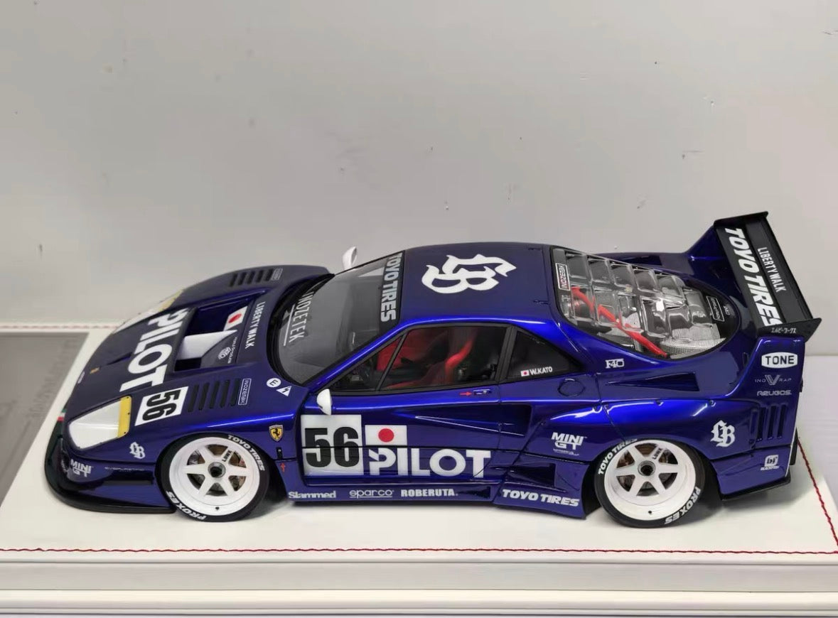 Davis & Giovanni 1/18 Ferrari F40 LBWK Limited 36 pcs
