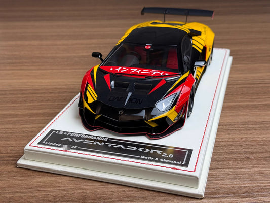 Davis & Giovanni 1/18 Lamborghini LBWK Aventador 2.0 “Infinite” Livery — Limited 36