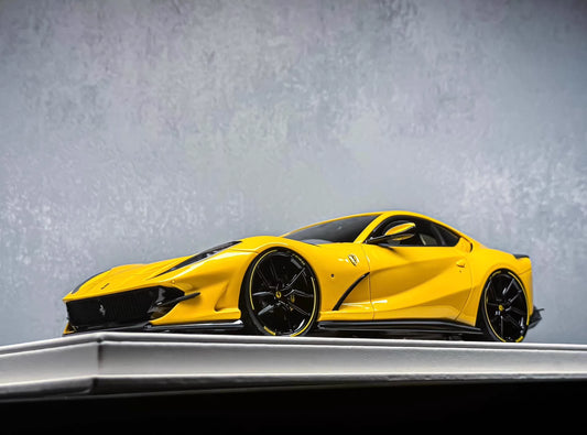 Davis & Giovanni 1/18 Ferrari 812 Superfast Novitec Rare Yellow Resin Model Limited 10