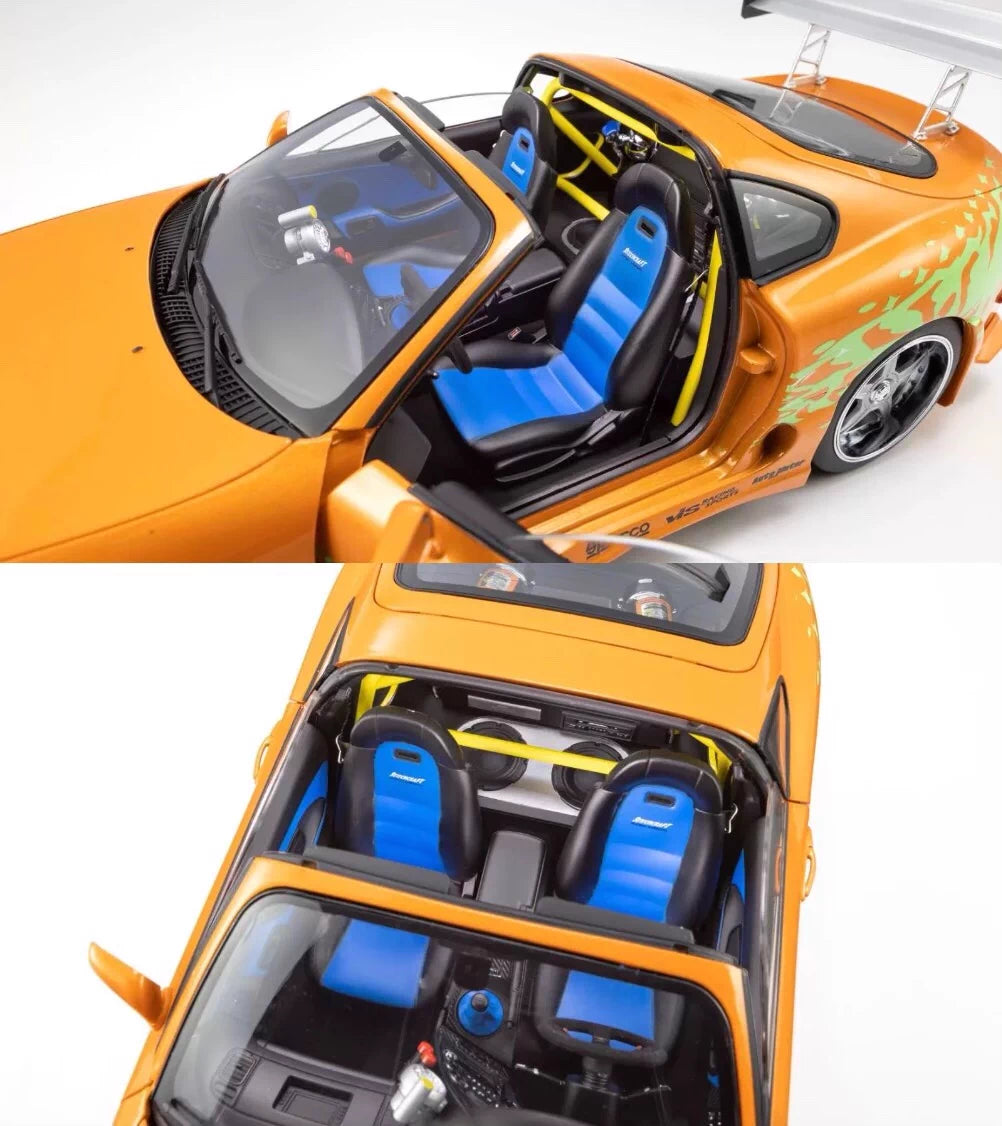 Kyosho 1/18 Toyota Supra Turbo (Fast & Furious) Orange Pearl 08975FF – Pre-Order
