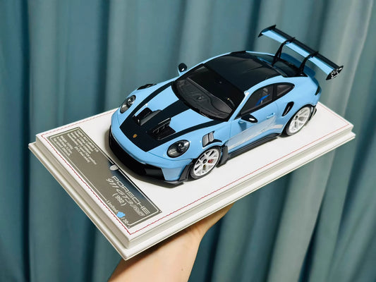 Davis & Giovanni 1/18 Porsche 911 GT3 RS 992.1 PTS Meissen Blue | Limited 30