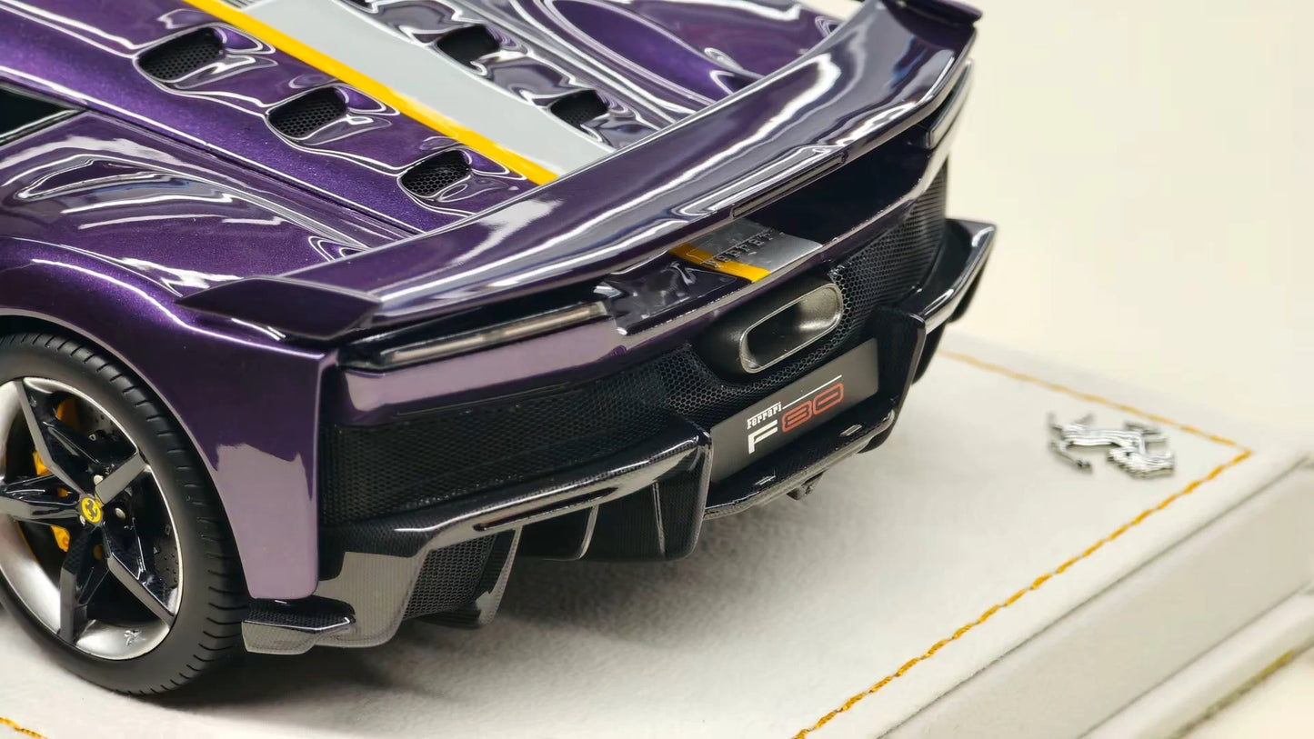 MR 1/18 Ferrari F80 Resin Model – Hong Kong Purple Special Edition (Limited 49)