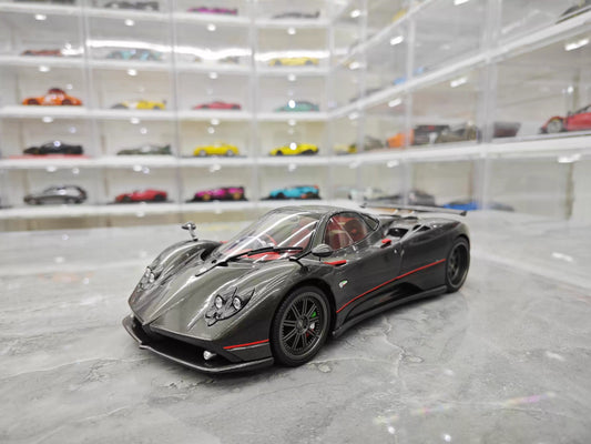 Almost Real 1/18 Pagani Zonda Cinque Exposed Carbon Diecast Model