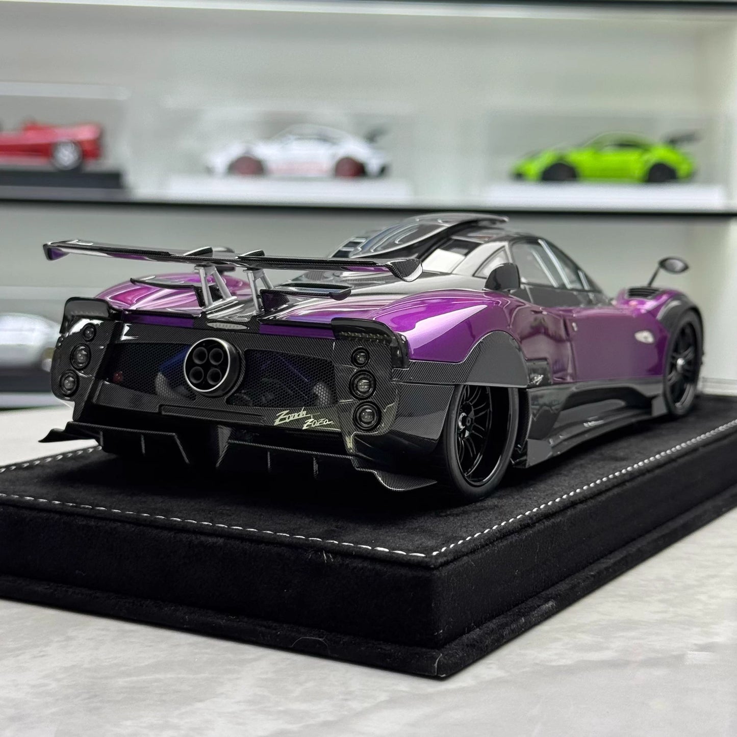 HH 1:18 Pagani Zonda 760 (Zonda Specials) Hardtop Resin Model · Purple/Carbon