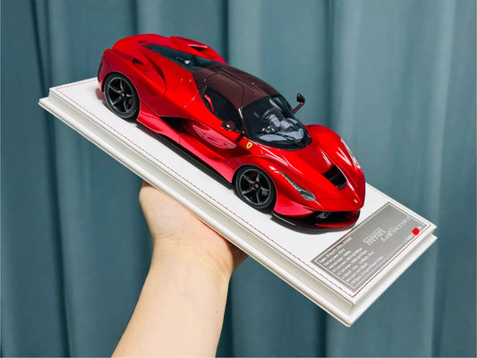 Davis & Giovanni 1/18 Ferrari LaFerrari Rosso Red Carbon Roof Gunmetal Wheels Limited 20 pcs