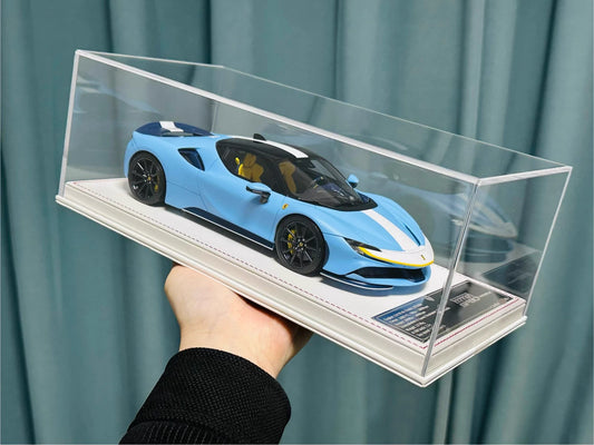 Davis & Giovanni 1/18 Ferrari SF90 Stradale Matte La Plata Blue | Limited 6