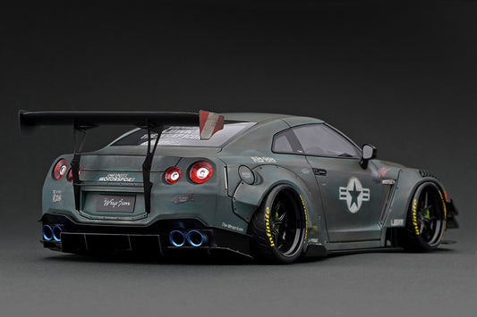 Ignition Model 1/18 LB-WORKS Nissan GT-R R35 Type 2 Matte Green IG2346