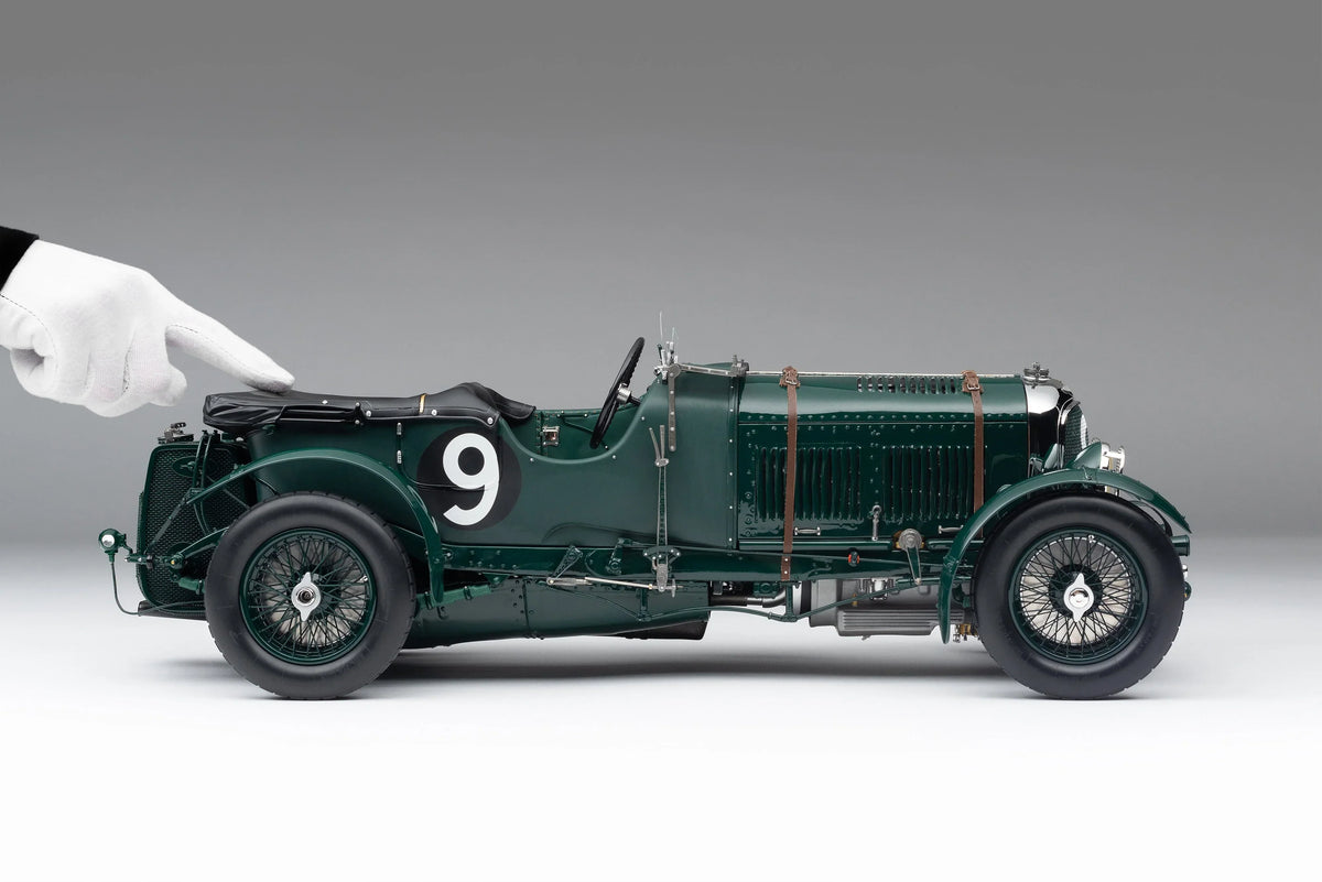 Amalgam 1/8 Bentley 4½ Litre “Blower” (1930 Le Mans #9) — Museum-Grade Collector Story