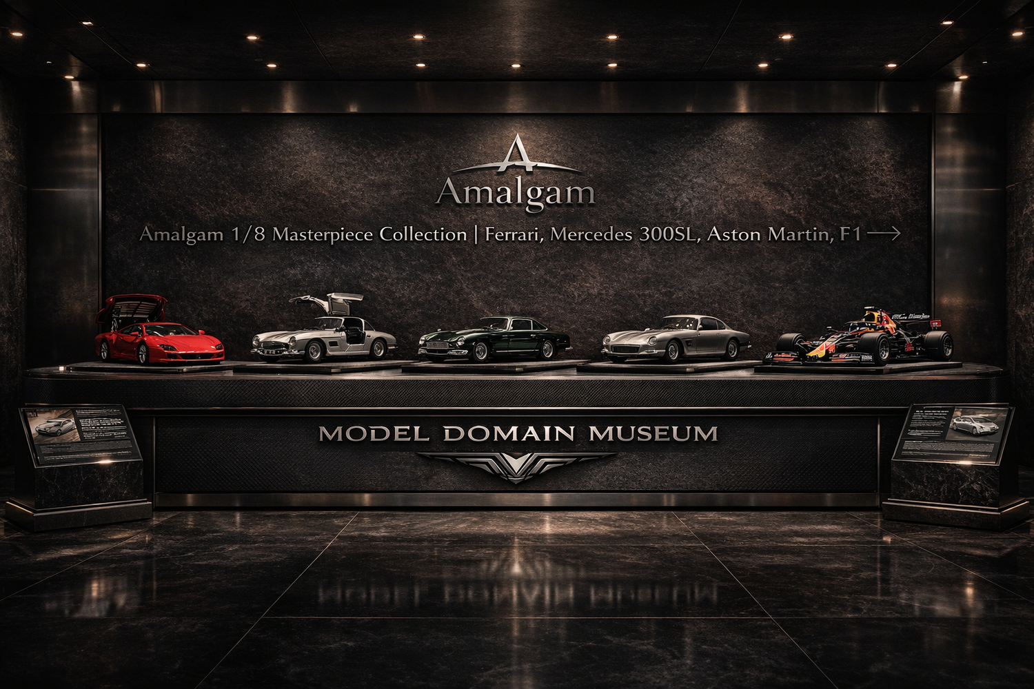 Amalgam 1/8 Masterpiece Collection | Ferrari, Mercedes 300SL, Aston Martin, F1 & More