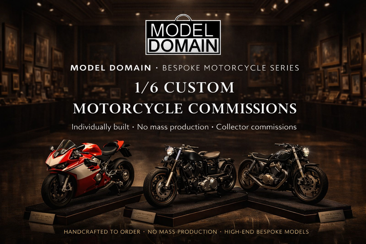 1/6 Motorcycle Resin Model Collection | Ducati, Harley & Custom Bikes