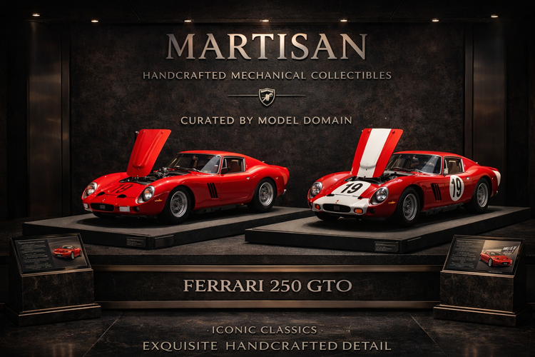 MARTISAN 1/18 Brass Collection | Ferrari 250 GTO Engines & Chassis
