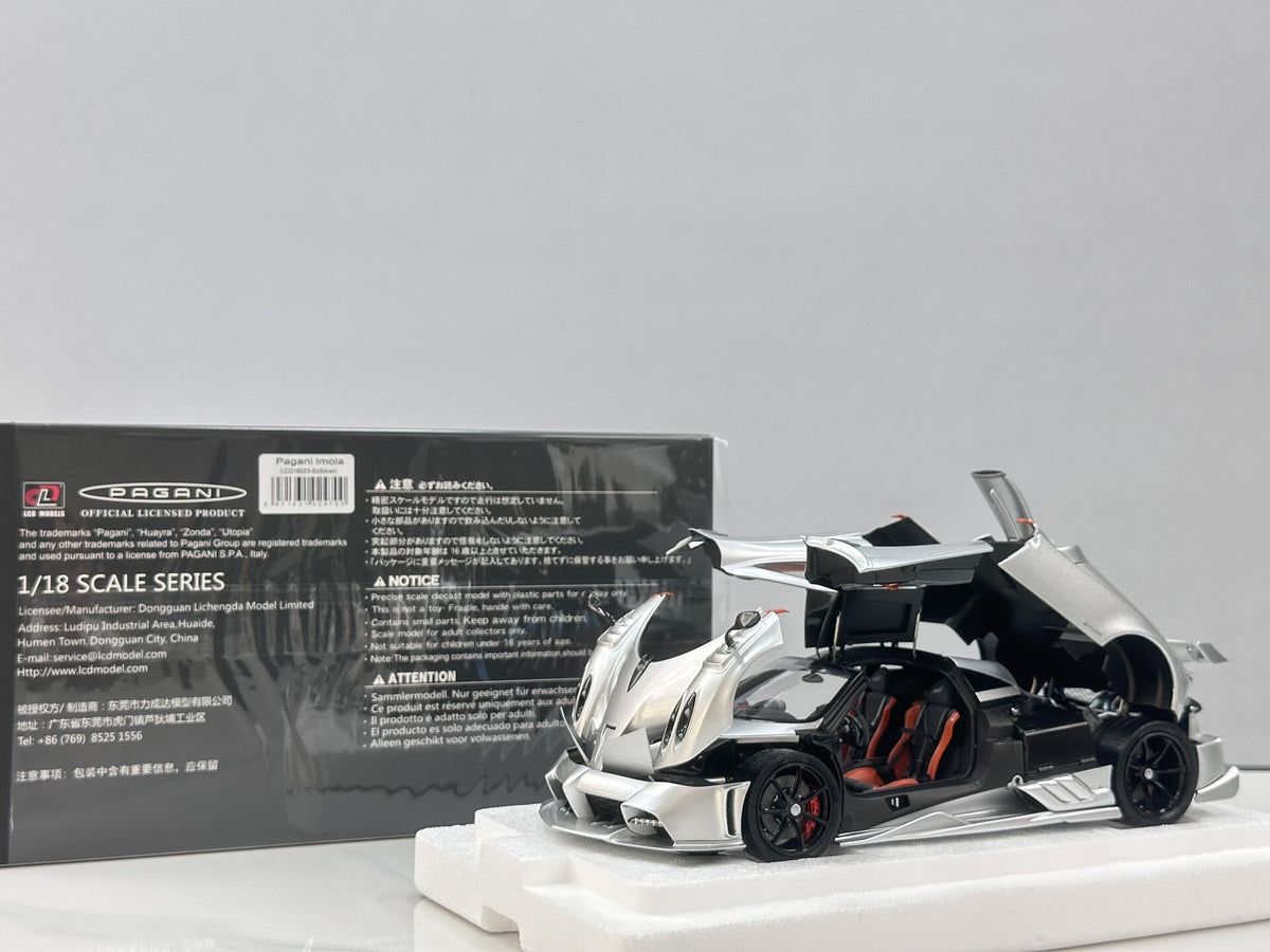 Scale Model LCD Pagani Imola L 125 1:18 Silver - immagine 1