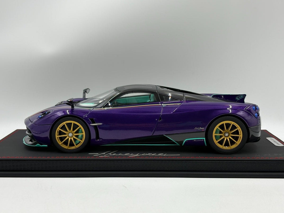 BBR Pagani Huayra Dinastia PurpleCarbon Fibre 1:18 - immagine 1