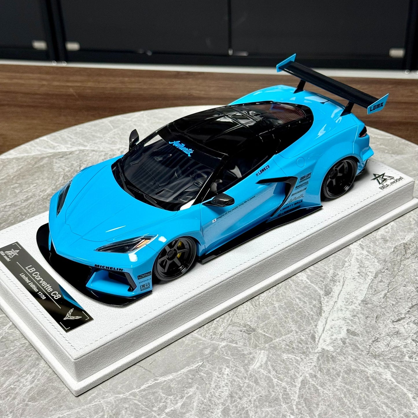 BBA Model Chevrolet Corvette C8 LB 1:18 Resin Model image 1