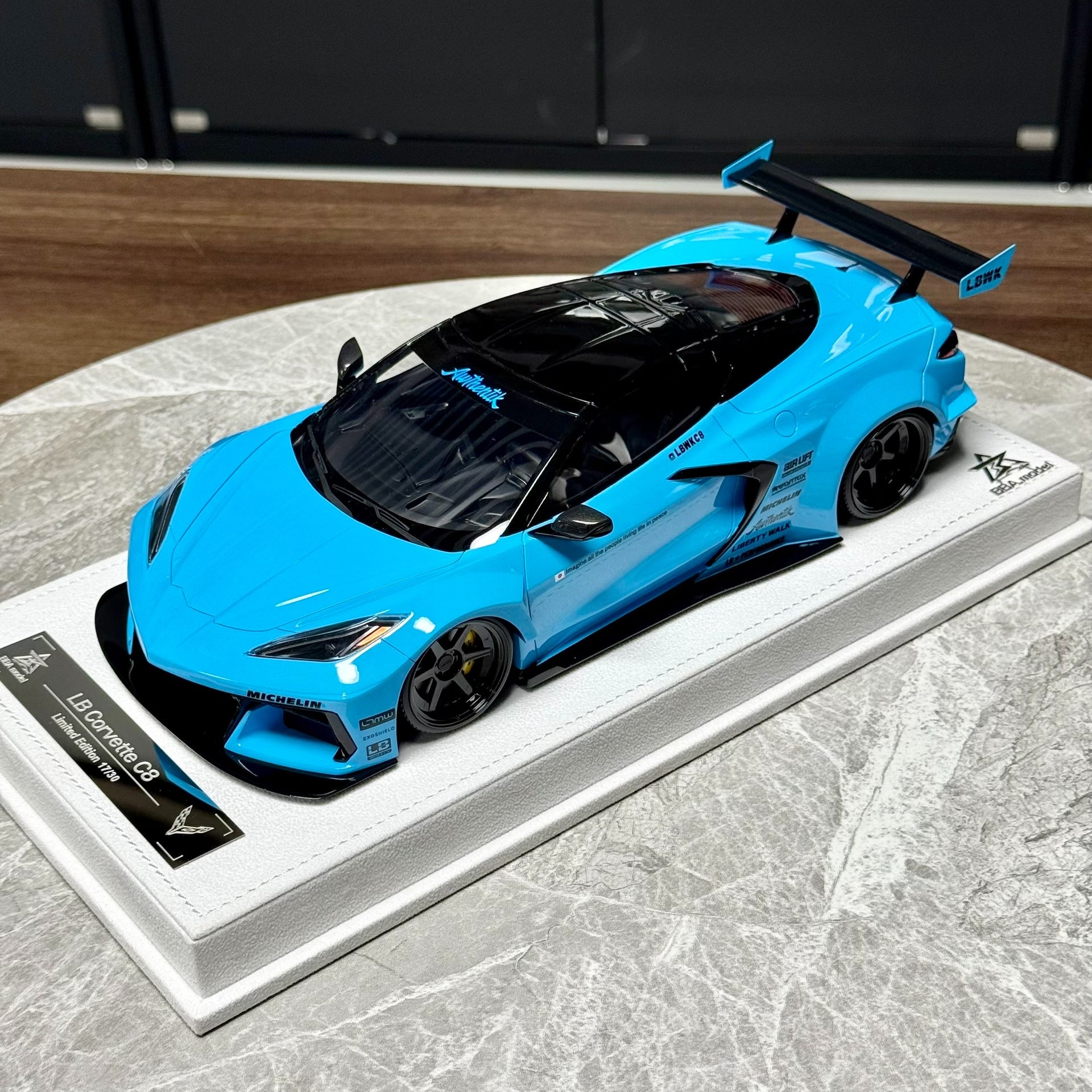 BBA Model Chevrolet Corvette C8 LB 1:18 Resin Model image 1