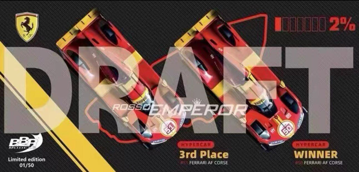 BBR Ferrari 499P LE MANS 2024 EMP 1:43 - immagine 1