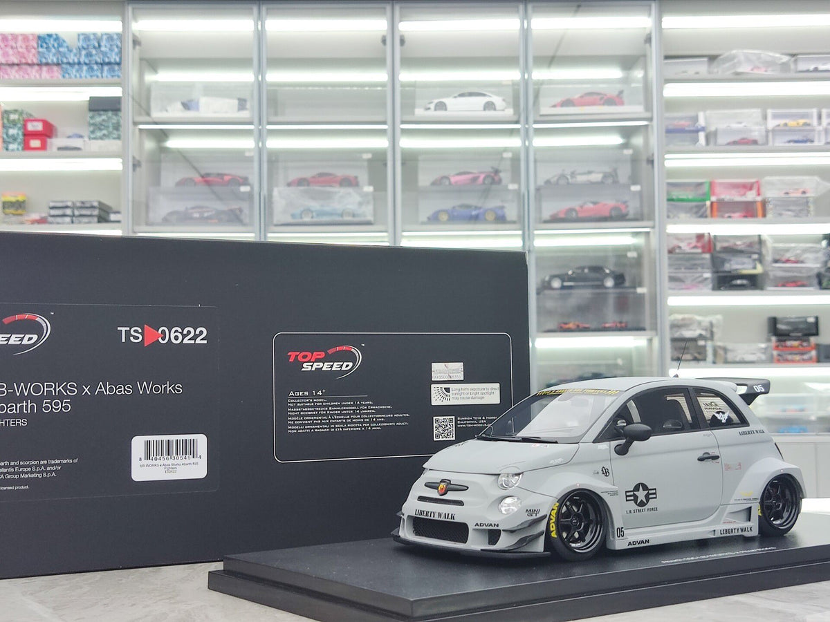 TopSpeed LB-WORKS x Abas Works Fighters 1:18 Grey - immagine 1