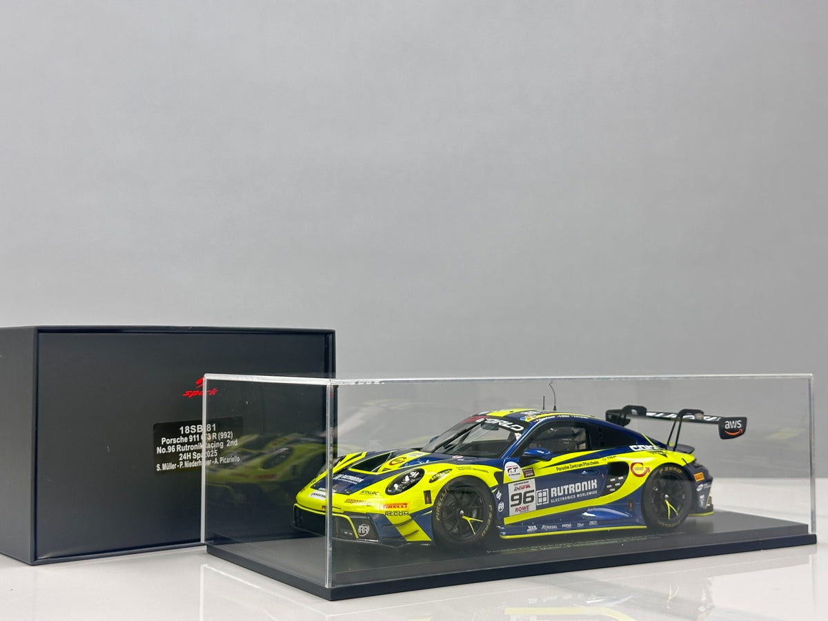 Spark Porsche 911 992 R 2 GreenLivery 18SB081 1:18 - immagine 1