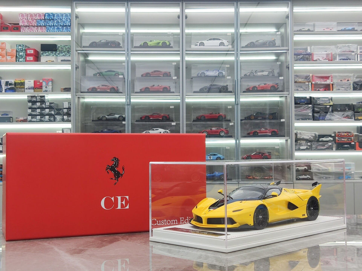 Scale Model 18 Ferrari FXXK Yellow JS 1:18 Yellow - immagine 1