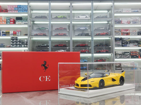 Scale Model 18 Ferrari FXXK Yellow JS 1:18 Yellow - immagine 1