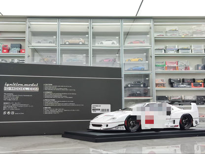 Ignition Model Ferrari LB-WOR LB-WORKS 40 FerrariF 1:18 White - immagine 1