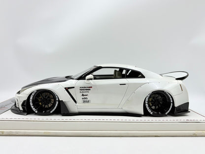 Scale Model Super A Nissan R35 GT-R Aimgain GT 1:18 White - immagine 1