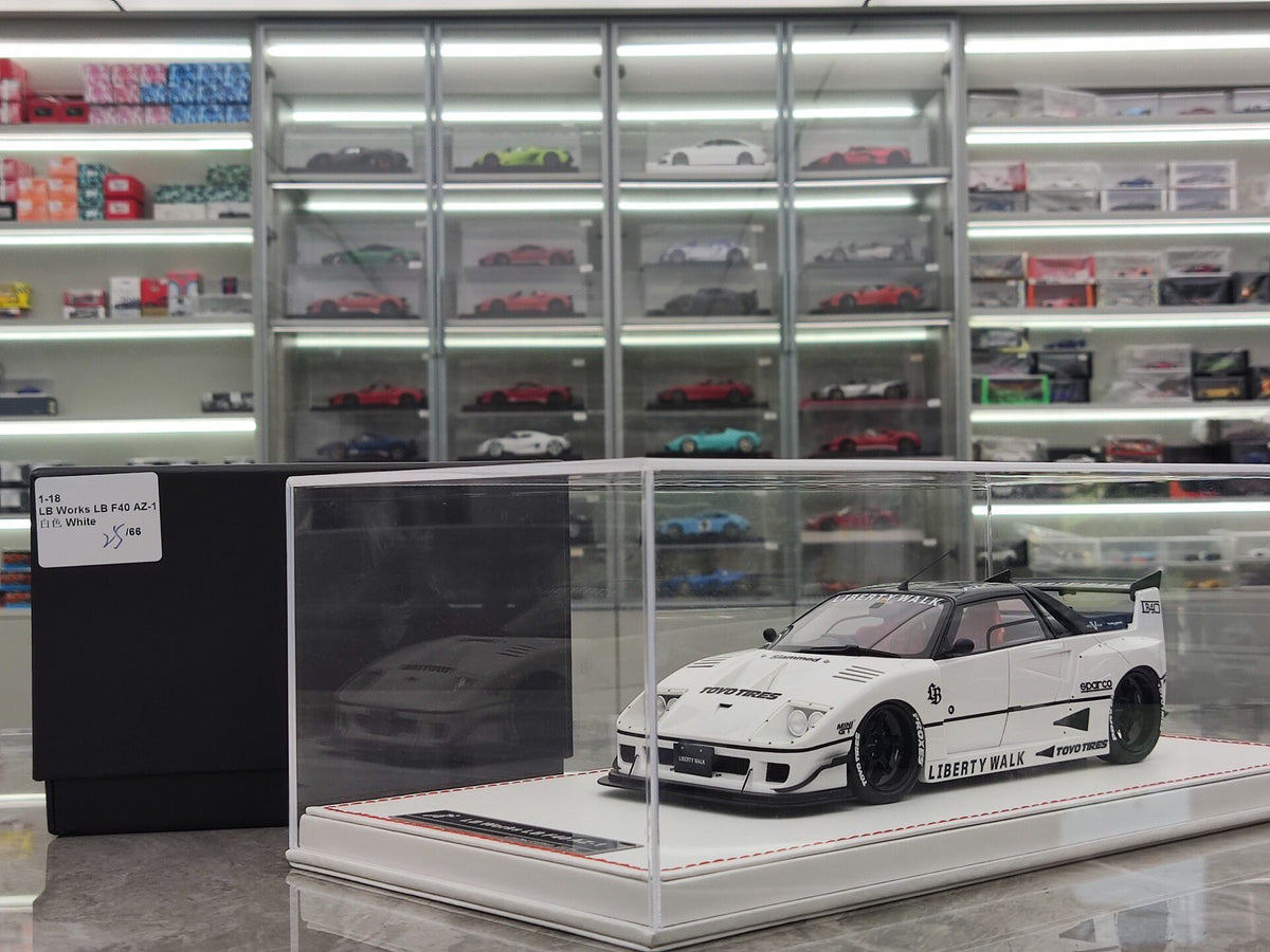 Scale Model RUNNER 18 FerrariF 40 AZ-1 JM-RNR 017 White - immagine 1