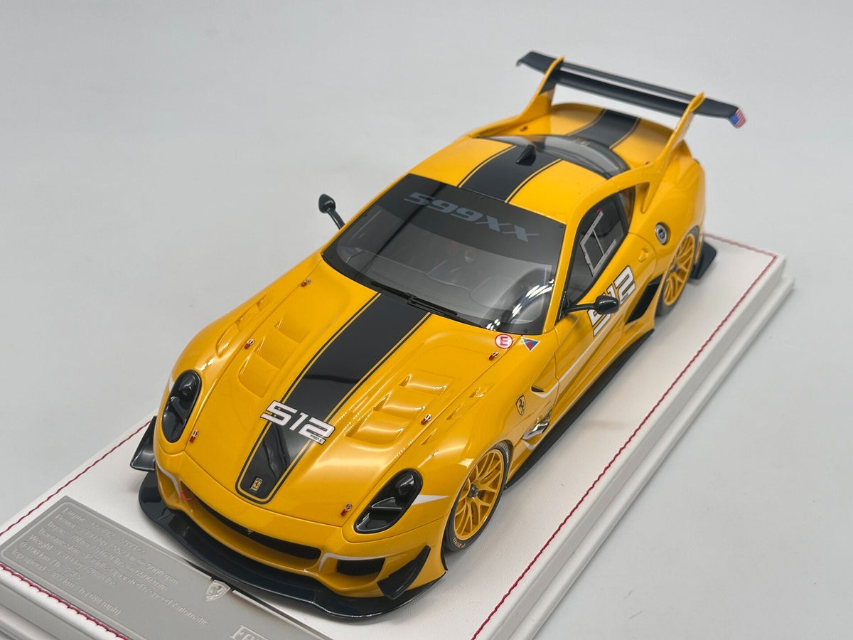 Scale Model DG Ferrari 599 EVO XX Yellow DG222 1:18 Yellow - immagine 1