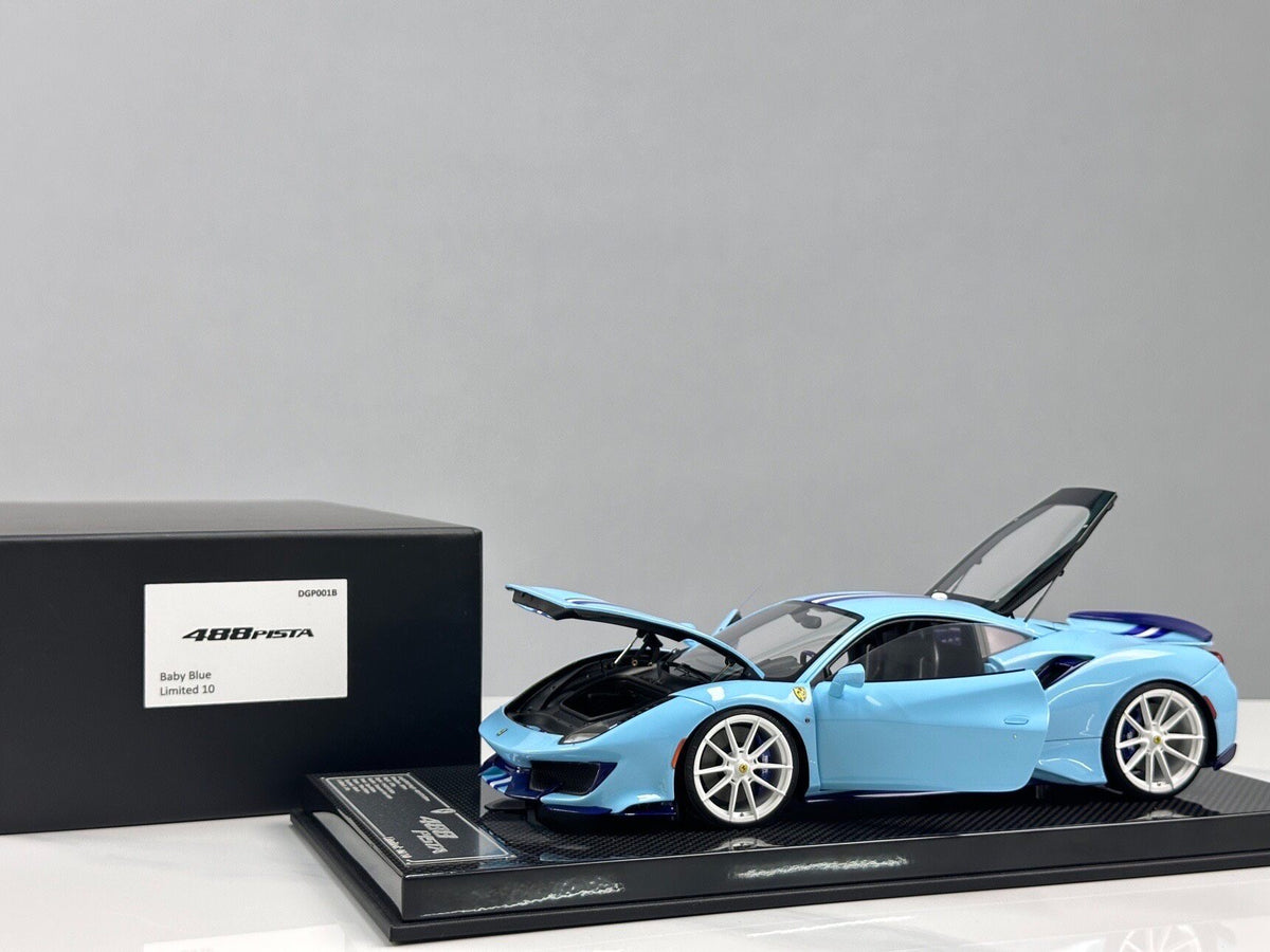 DM Pro  1:18 Ferrari 488 Pista - Modello da collezione - immagine 1